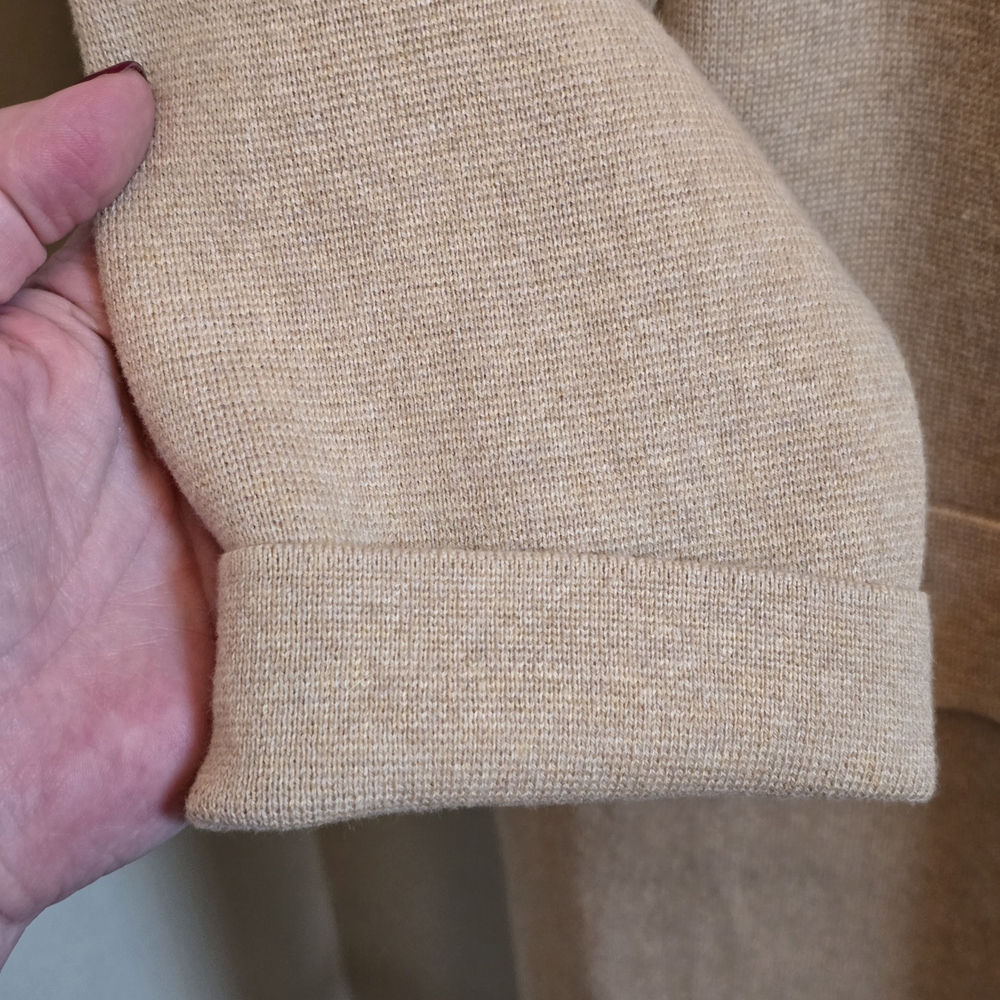 NWT J. Crew Long Giselle Sweater/Blazer, Gold Buttons, Sz M - Picture 5 of 10